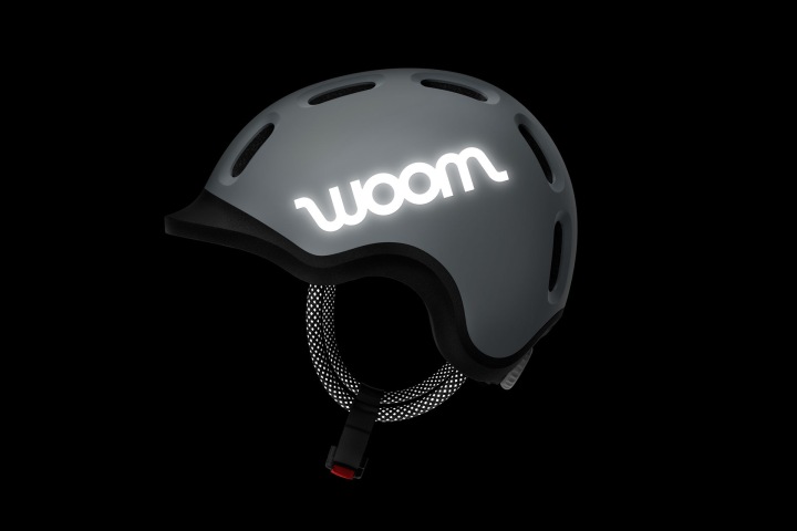 Шолом дитячий Woom Ready Блідий Сірий/Світло-сірий XS — фото 8