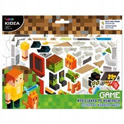 Творча аплікація за номерами GAME PIXEL набір для хлопчика Kidea