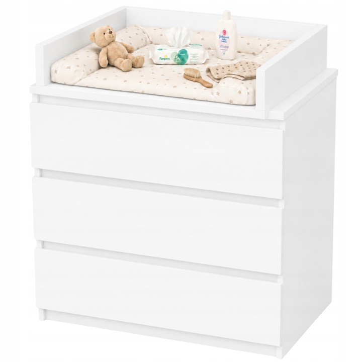 Пеленальник накладка на комод білий універсальна 50x70 MALM HEMNES — фото 2