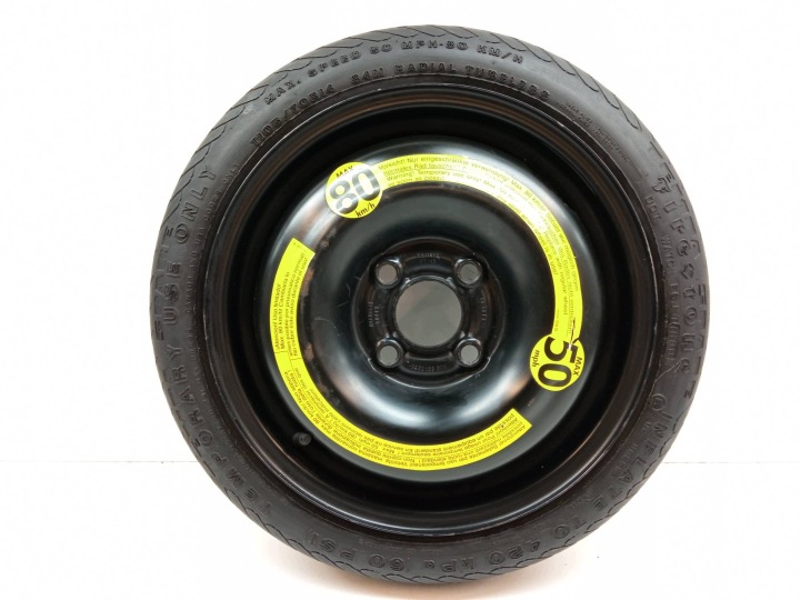 CUSCINETTO TENDICINGHIA ruota di scorta R14 4X100 ET42 OC57MM 3.50J14H2 6N0601025G VW SEAT SKODA