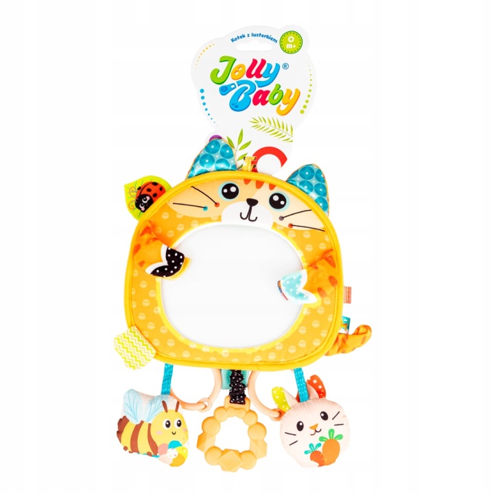 Котик з Дзеркальцем Jolly Baby Сенсорна Іграшка 0 міс.+ — фото 2