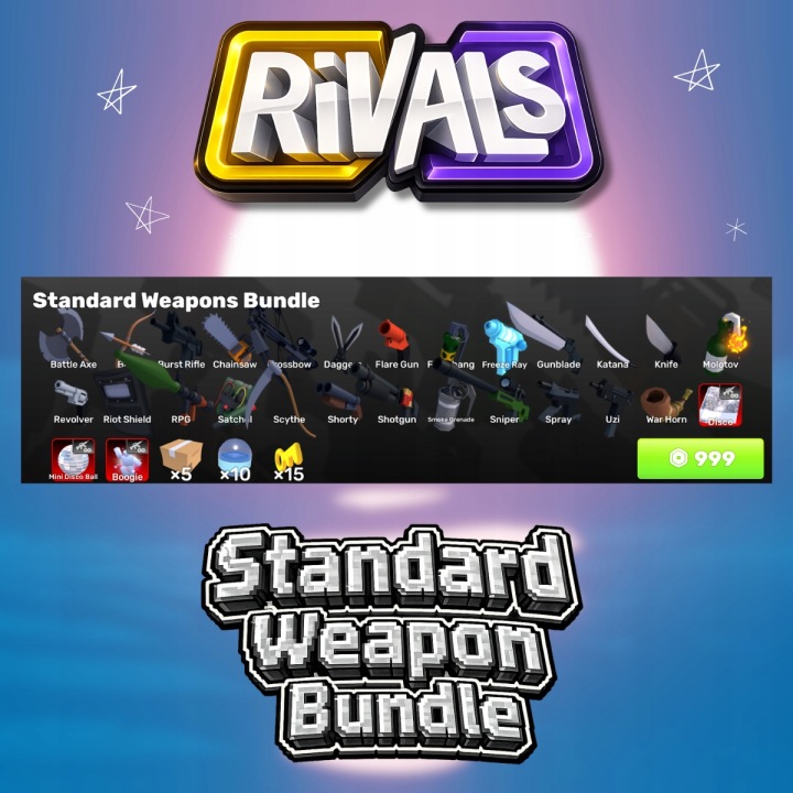 Standard Weapons Bundle | Rivals | Roblox | Gift w grze • Cena • Opinie ...