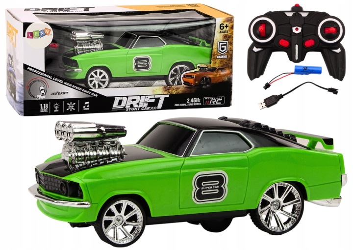 Авто Р./C 1:18 Дрифт 360 світло звук помаранчевий.