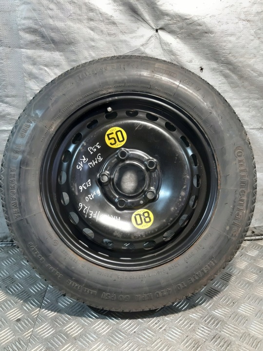 wheel spare spare BMW 125/90 R15 96M CONTINENTAL ET36 3.5J 5x120