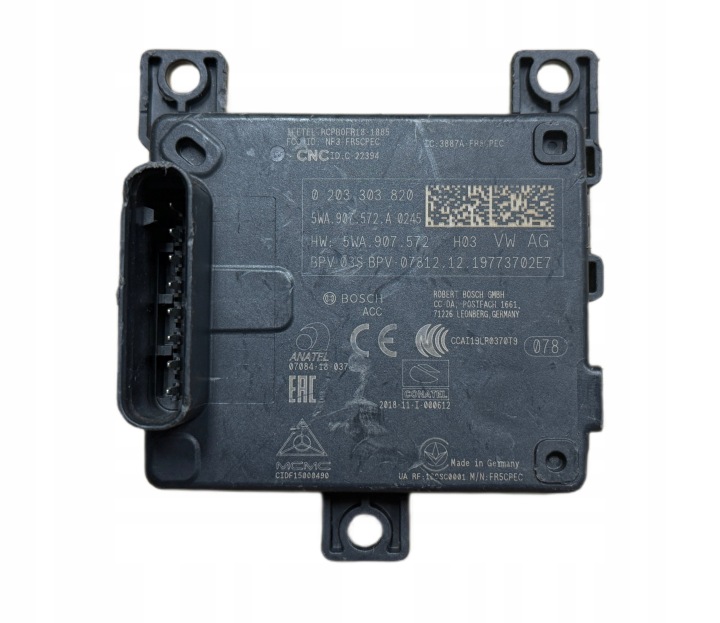 VW AUDI SKODA SEAT RADAR SENSOR ACC DISTRONIC VW AG 5WA907572A