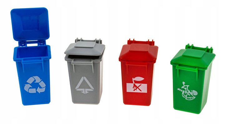 AUTO GARBAGE TRUCK WASTE SEGREGATION FOR CHILDREN SOUND + 4 BASKETS Model Purifier