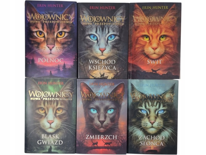 Zdjęcie egzemplarza: Wojownicy / Nowa Przepowiednia Tomy 1-6 / Erin Hunter komplet książki
