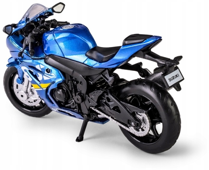 Msz 1:18 suzuki gsx-r1000 синій 3181 — фото 4