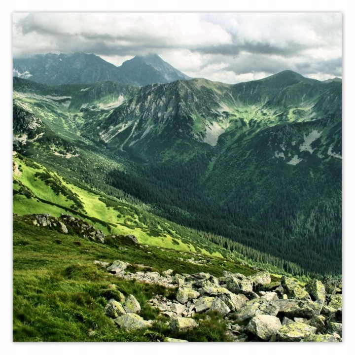 Plakáty 140x140 Tatry Polské hory Pohled