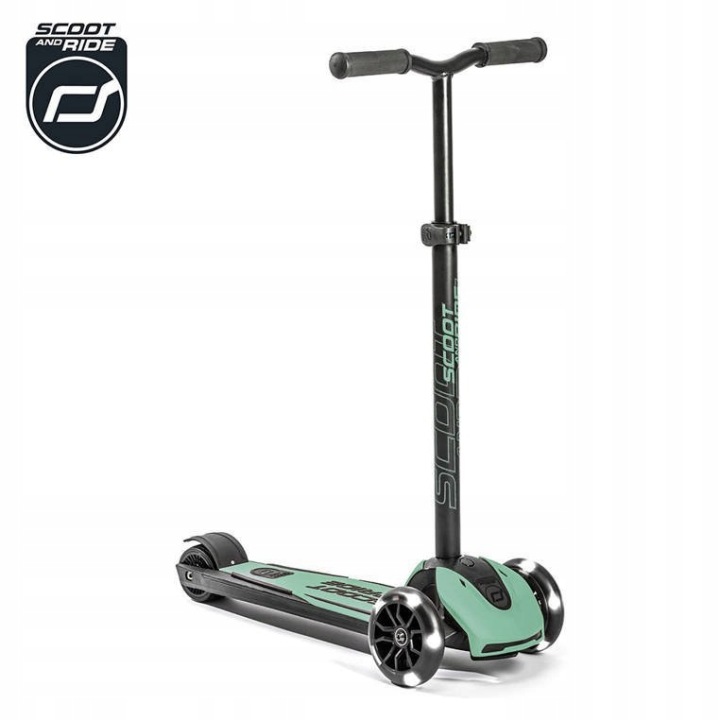 SCOOTANDRIDE Highwaykick 5 LED колеса Самокат триколісний 5+ FOREST зелена — фото 6