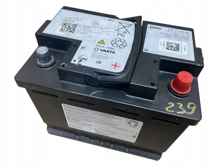 AKUMULATOR AGM START-STOP 12V 60AH 660AH BMW 2023R Original