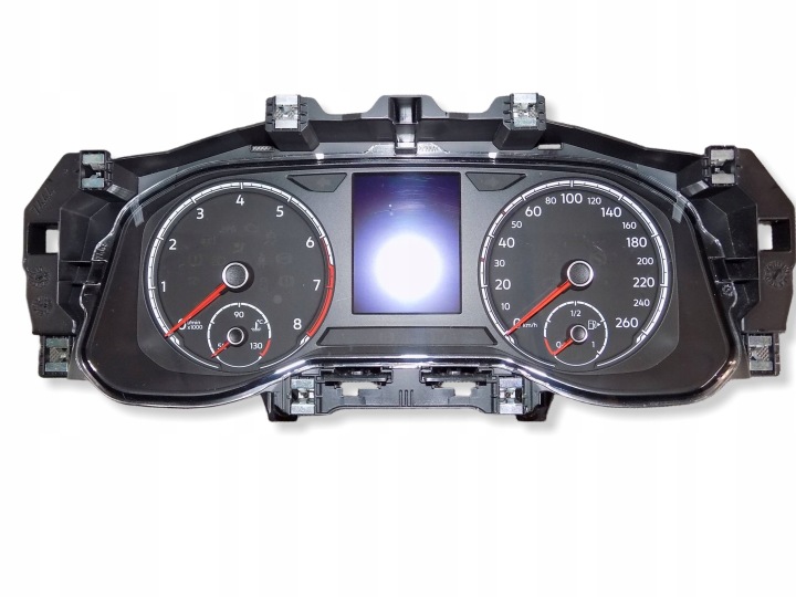 Volkswagen Polo VI 2G Instruments tachymètre compte tours Horloge montre tableau bord 2G0920740C