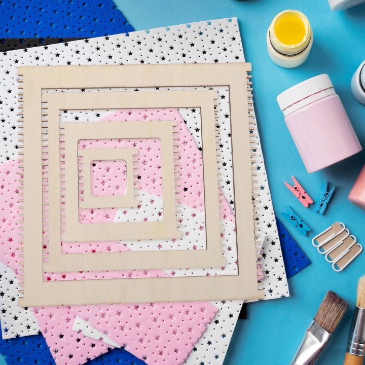4 шт. Portable Wood Ткацтво Loom Набір для дітей Creative Craft — фото 16