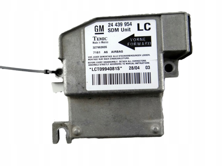 modulo SENSOR airbag OPEL CORSA C 24 439 954