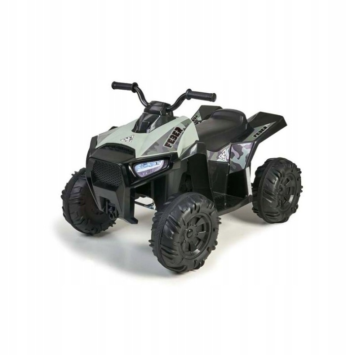 Feber Quad Boxer 12 В Біг Передній Задній Гальмо Ножне 30 кг Для Дітей Зелений — фото 3