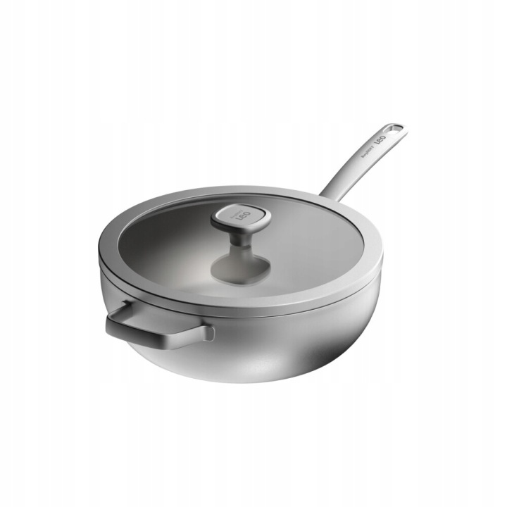 Pánev Berghoff wok Graphite 28 cm nerezová ocel s poklicí 4,9 L