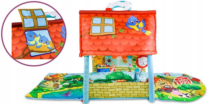 Б/в LIONELO Agnes 2 в 1 килимок для гри для немовлят навчальний мат (вживаний) — фото 9