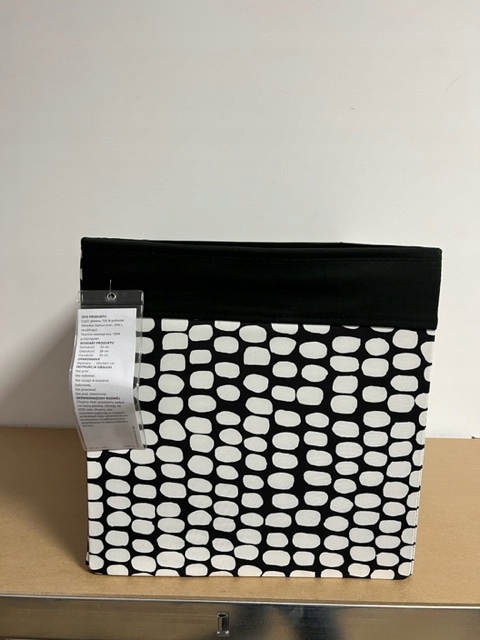 IKEA Дрона Коробка 33x38x33 чорний контейнер горошок вкладиш для стелажа kallax — фото 9