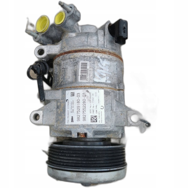 PEUGEOT 308 9827529180 9827552280 compressor; of the air conditioning