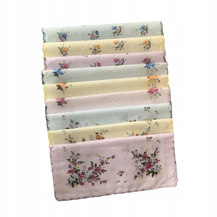 9 шт. Хустинки для жінок Lovely Wavy Edge 11.4x11.8 дюймів Wipe The Sweat — фото 3