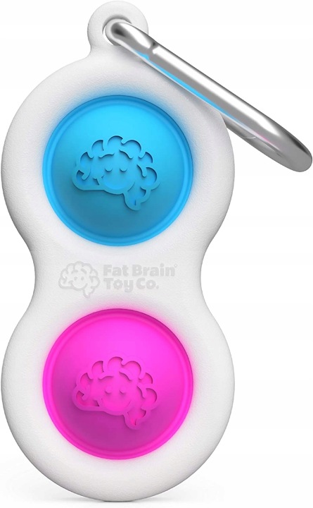 Бульбашки Dimpl Брелок Simpl Dimpl Fat Brain Toys Антистрес — фото 6