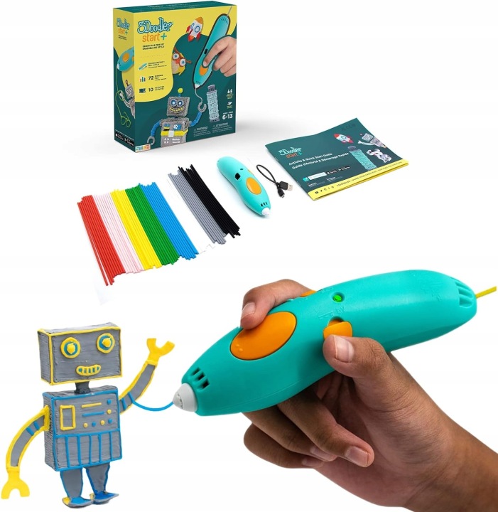 Ручка 3D для дітей бездротовий DOODLER 8 кольорів 10 активності — фото 13