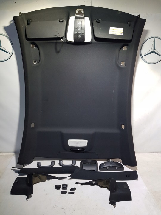 MERCEDES W207 COUPE AMG cierna tapacír střechy SUFIT KOMPLET