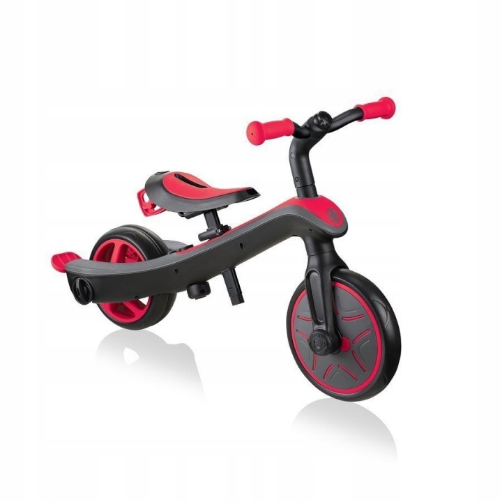 Велосипед 2 в 1 триколісний / біговий Globber Explorer Trike Red 630-102 — фото 7