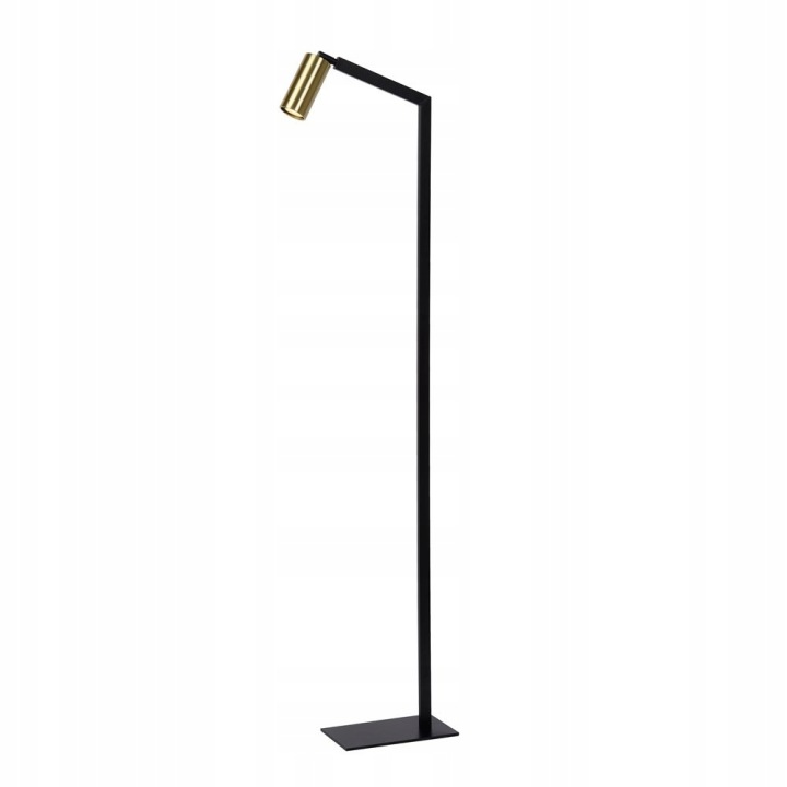 Černá podlahová lampa Sybil s teplým leskem do obývacího pokoje 01/30/Lucide