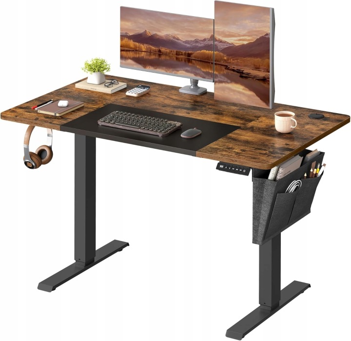 Elektricky polohovatelný stůl, 60 x 120 x (72-120) cm