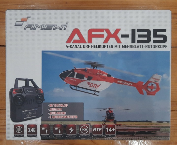 Гелікоптер Amewi AFX-135 — фото 3