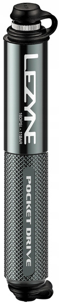 Насос велосипедний Lezyne Pocket Drive HP 160 щенячий сіра 140 мм ABS Flex Hose — фото 7