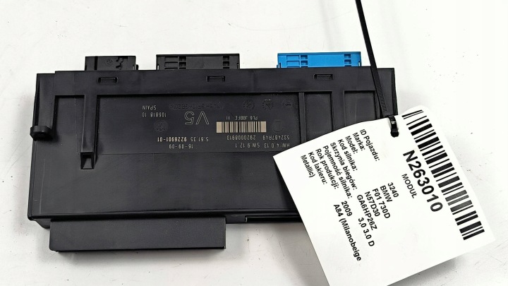 komfortsteuergerät 9226901 BMW F01 730D