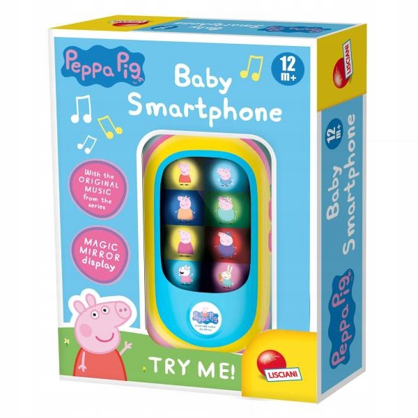 BABY смартфон свинка PEPPA LIŚCIANI 92253