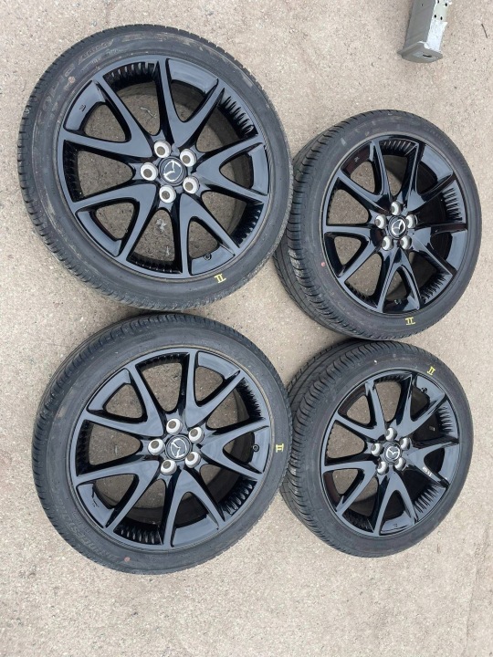 wheels disc tyre BRIDGESTONE 205/45R17 MAZDA 2 2024r STAN as new