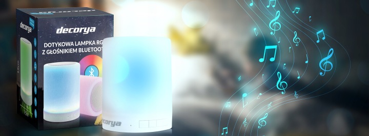Кольорова лампа настільна LED RGB з динаміком BLUETOOTH для дитини подарунок