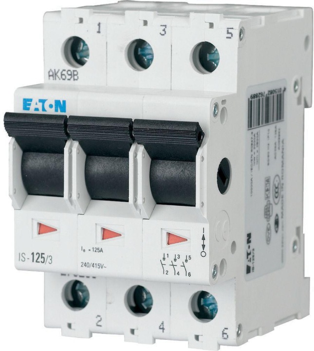 Eaton Modulární Izolační Odpojovač 40A 3P 3 M Din IS-40/3