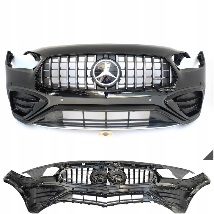 MERCEDES GLA 35 H247 AMG LIFT MOPF 23- Paraurti Anteriore + Griglia KRATKI supporti