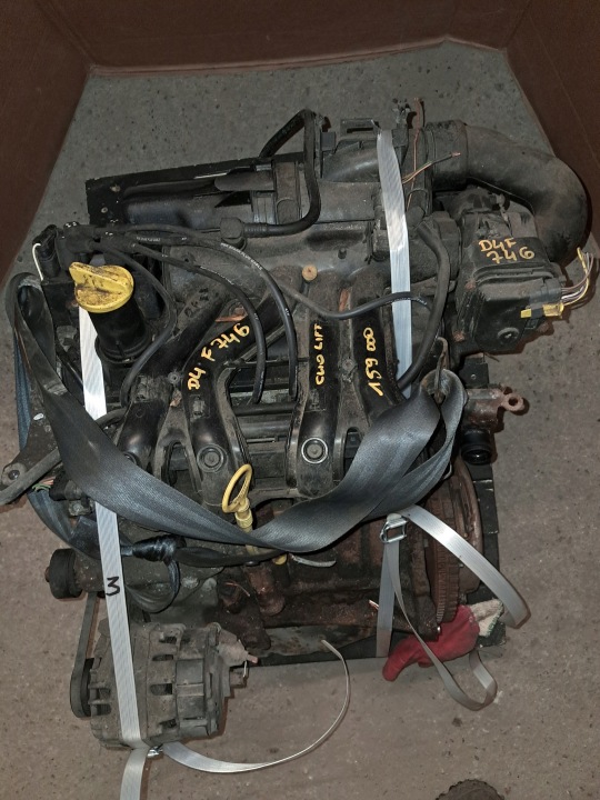 Moteur 1.2 D4F746 Complet CLIO MODUS DACIA KANGOO PEWNY FILM Z PRACY