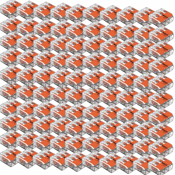 100x Wago 221-413 Rychlospojka 3x0,14-4 Spojka
