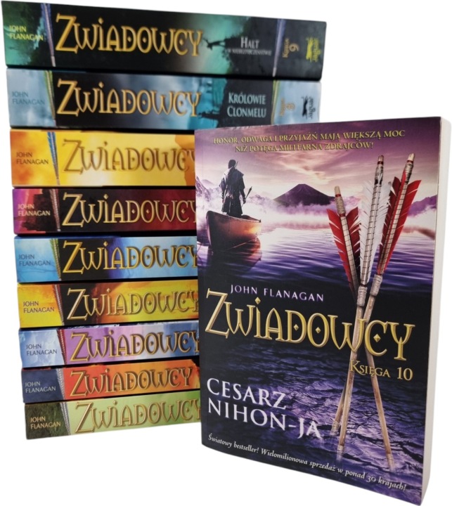 Zdjęcie egzemplarza: Zwiadowcy Tomy 1-10 / John Flanagan zestaw książek