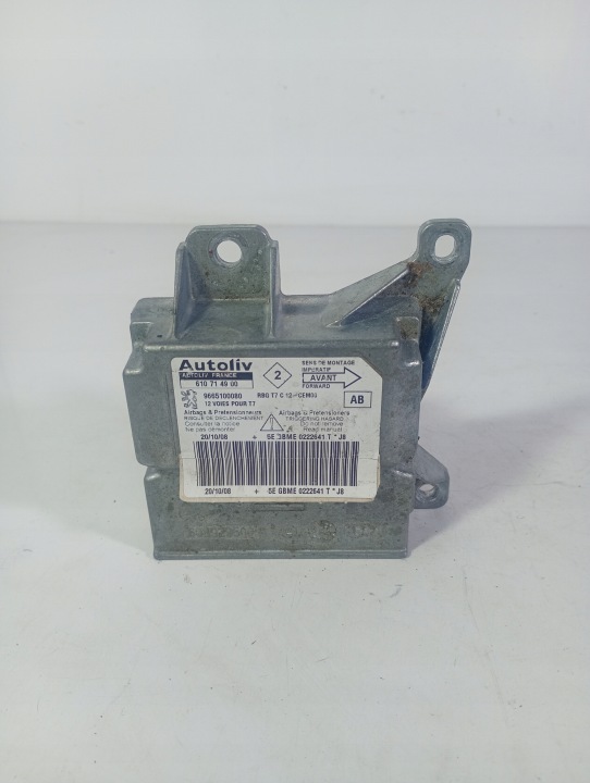 Peugeot 308 07-13 modul airbag luft airbag OE 9665100080