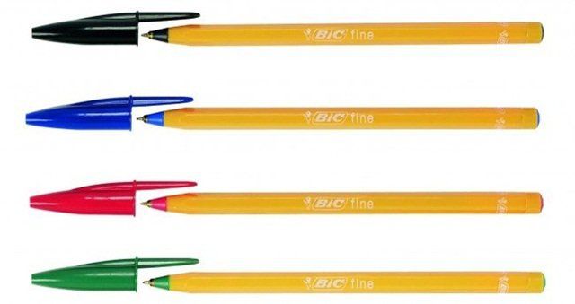Ручка BIC Помаранчевий Original Fine 0,8 мм, червоний 1 шт. — фото 13