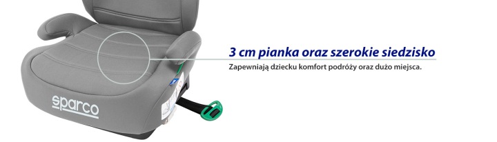 SPARCO підставка автомобільна підкладка для дитини ISOFIX SK100IB 125-150 см — фото 8