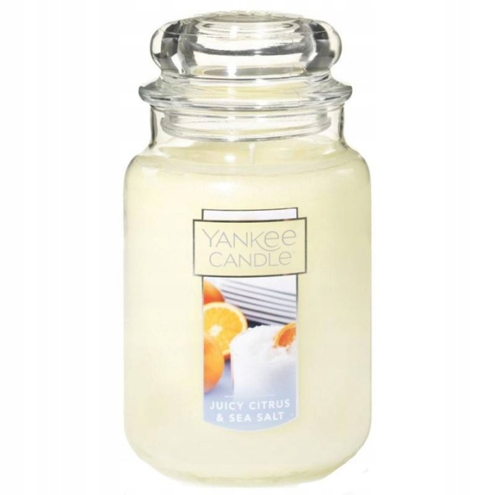 Yankee Candle Large Jar Juicy Citrus & Sea Salt vonná svíčka 623 g