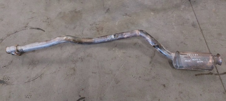 Marmitta sistema scarico completo auto usato POCZATKOWY convertitore catalitico catalizzatore PUSTY MERCEDES W220