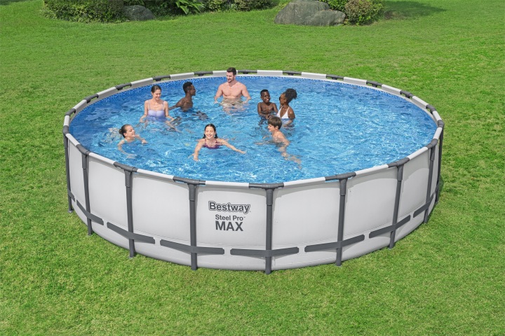 Великий Басейн Каркасний круглий 610x132 см BESTWAY 561FM Каркас І Чаша — фото 5
