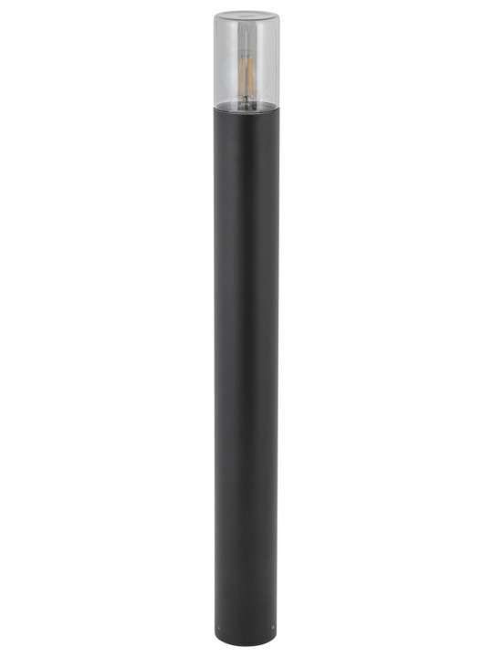 Zahradní lampa Ida černá IP44 1xE27 Sloupek Na Dvor Venkovní Pole Vstup