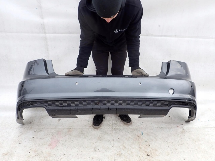AUDI A6 C7 4G Sedan S-LINE LIFT 14-18 Stoßstange heck hinten 4XPDC