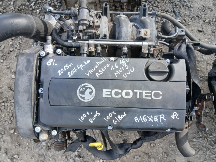 OPEL ASTRA III H ZAFIRA B 1.6 16V 2010 A16XER engine complete KPL 207 TYS